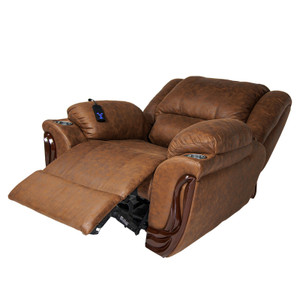 مبل ریکلاینر برقی حالت باز شده